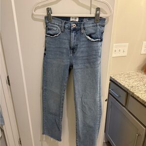 Kensie High Rise Slim Straight Jeans